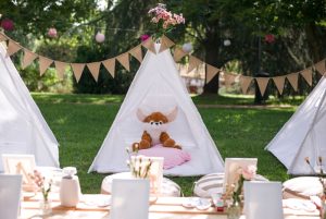 cumpleaños infantil con tipis / Natalia Ortiz Events