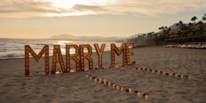 Letras marry me XXL / Perfect Venue