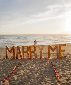 Letras marry me XXL / Perfect Venue
