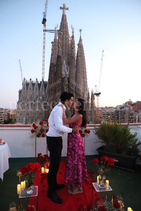 Pedida de mano en Barcelona con vistas a la Sagrada Familia / Natalia Ortiz Events