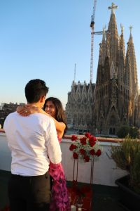 Pedida de mano en Barcelona con vistas a la Sagrada Familia / Natalia Ortiz Events