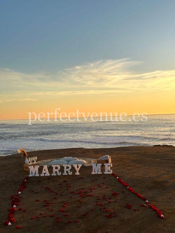 Pedida de mano en la playa / Perfect Venue