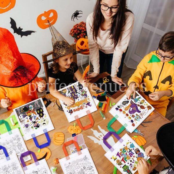 Talleres para Halloween / Foto vía Natalia Ortiz Events