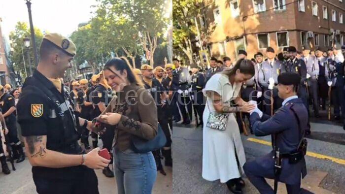 Pedida de mano desfile 12 de octubre / El Periódico de España