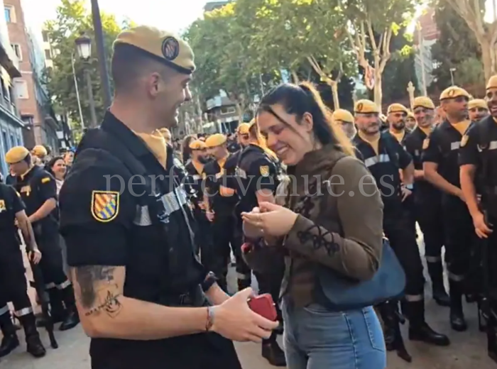 Pedida de mano desfile 12 de octubre / Telecinco